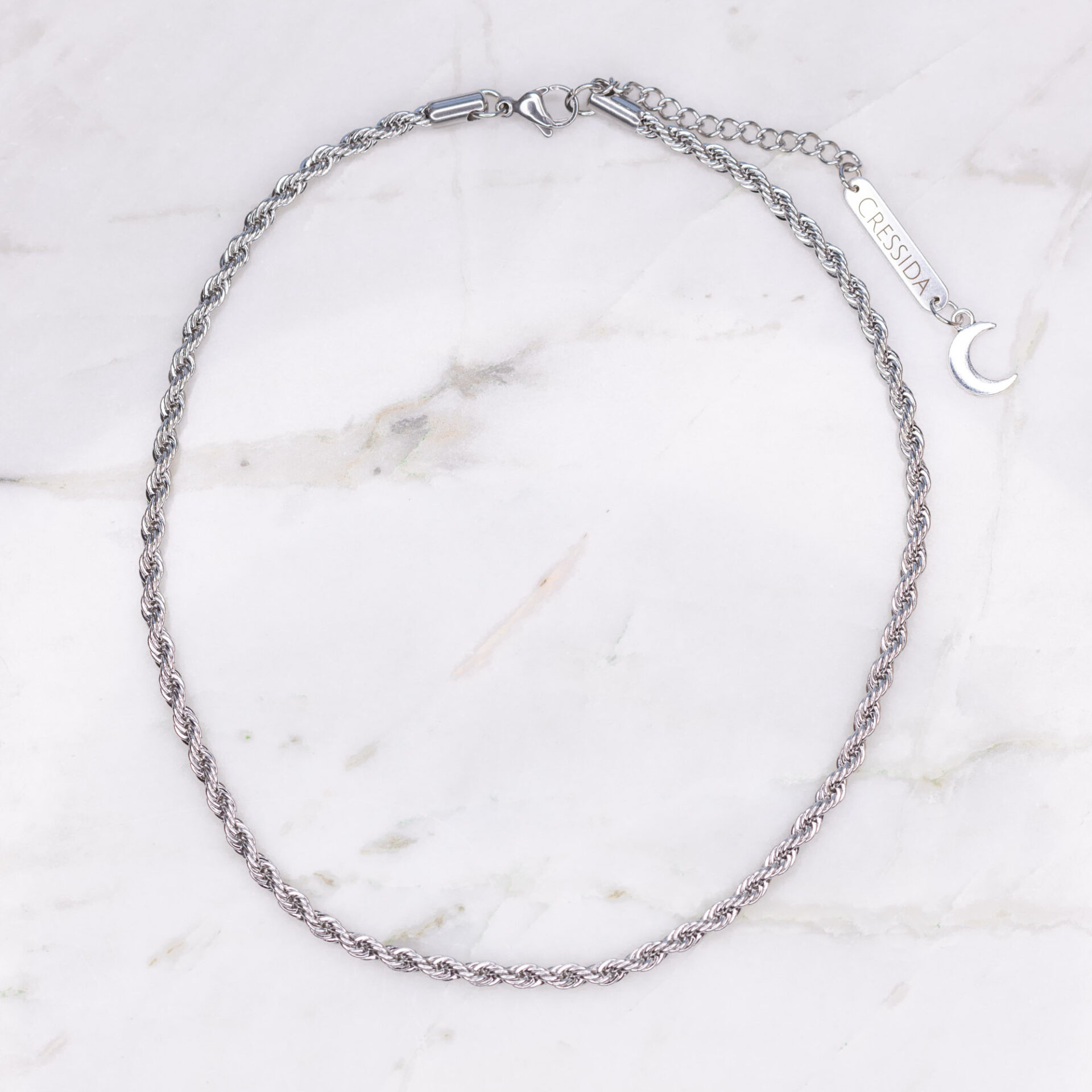 Rope Silver Necklace