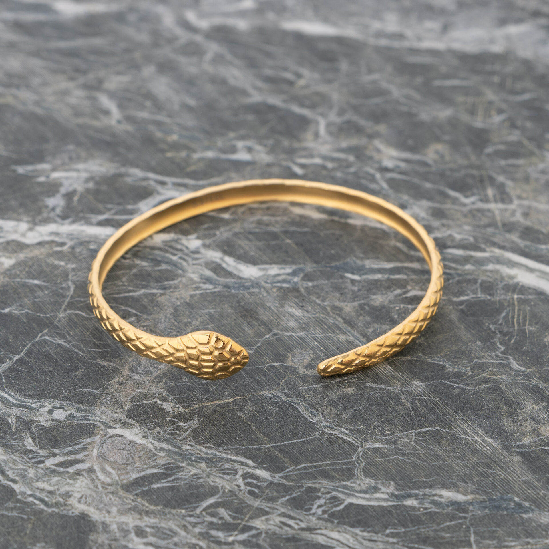 Naja Gold Βραχιόλι Χειροπέδα Φίδι