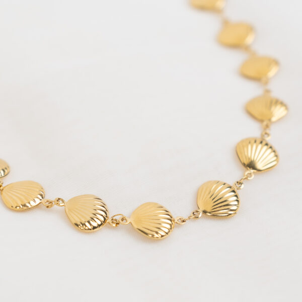 Calypso Gold Κολιέ με Κοχύλια
