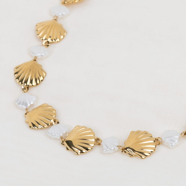 Venus Gold Κολιέ με Κοχύλια
