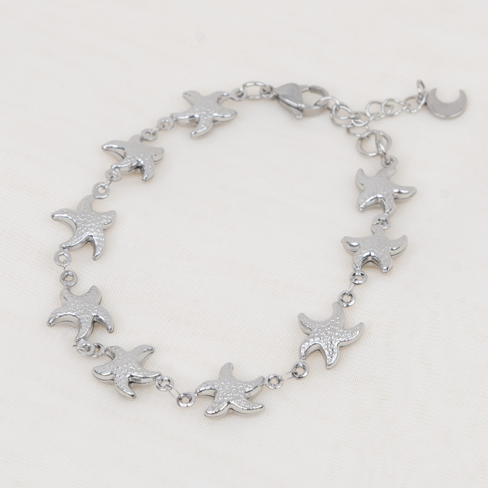 Estrella Silver Βραχιόλι με Αστερίες