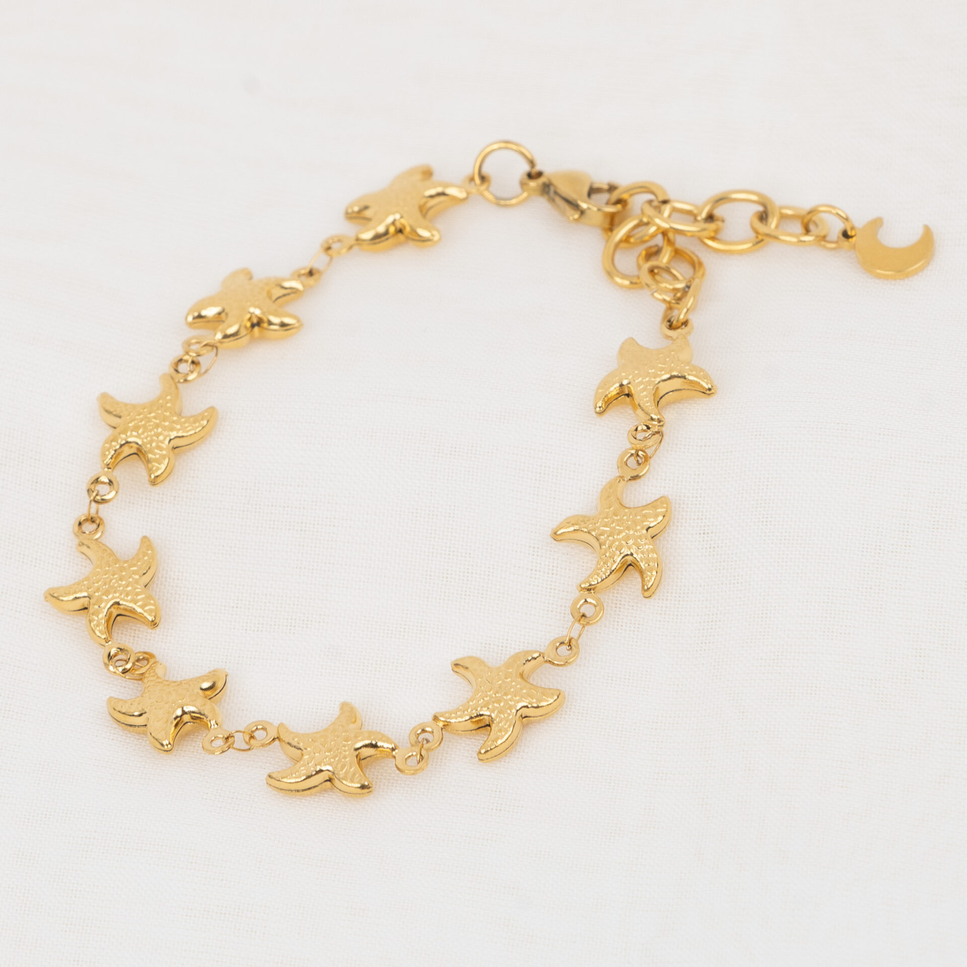 Estrella Gold Βραχιόλι με Αστερίες
