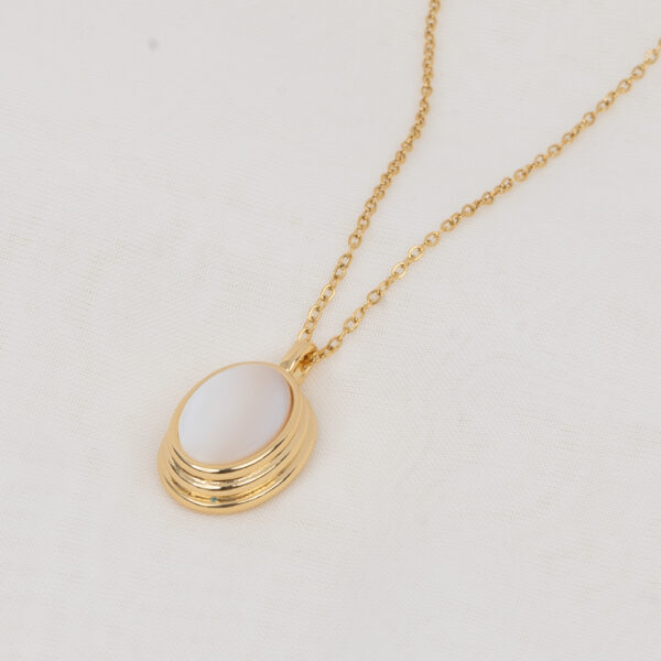 Aveline Gold Κολιέ με Φίλντισι