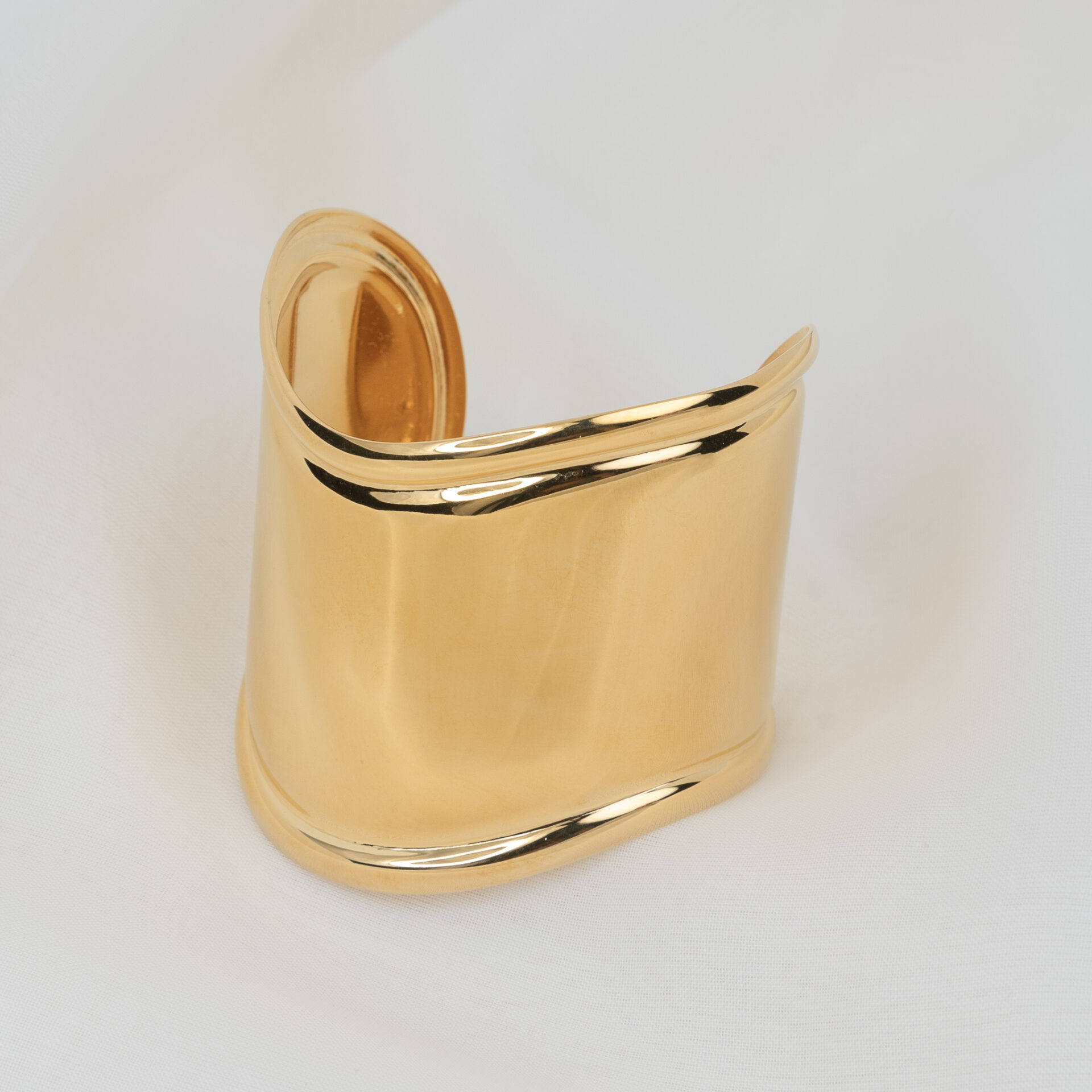 Bellagio Gold Βραχιόλι Χειροπέδα Φαρδιά