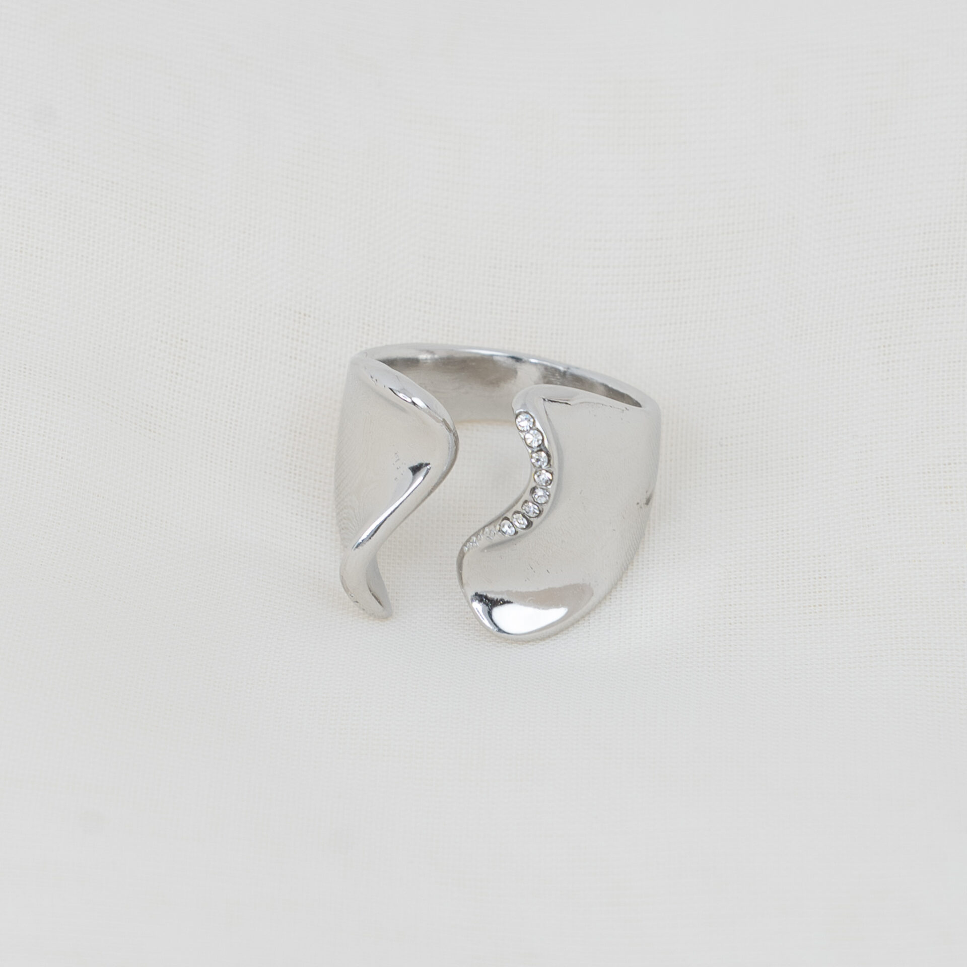 Marseille Silver Δαχτυλίδι με Ζιργκόν