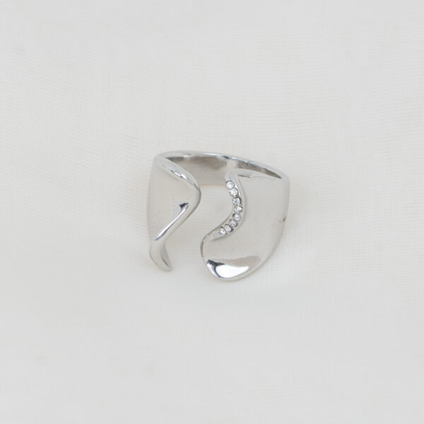 Marseille Silver Δαχτυλίδι με Ζιργκόν