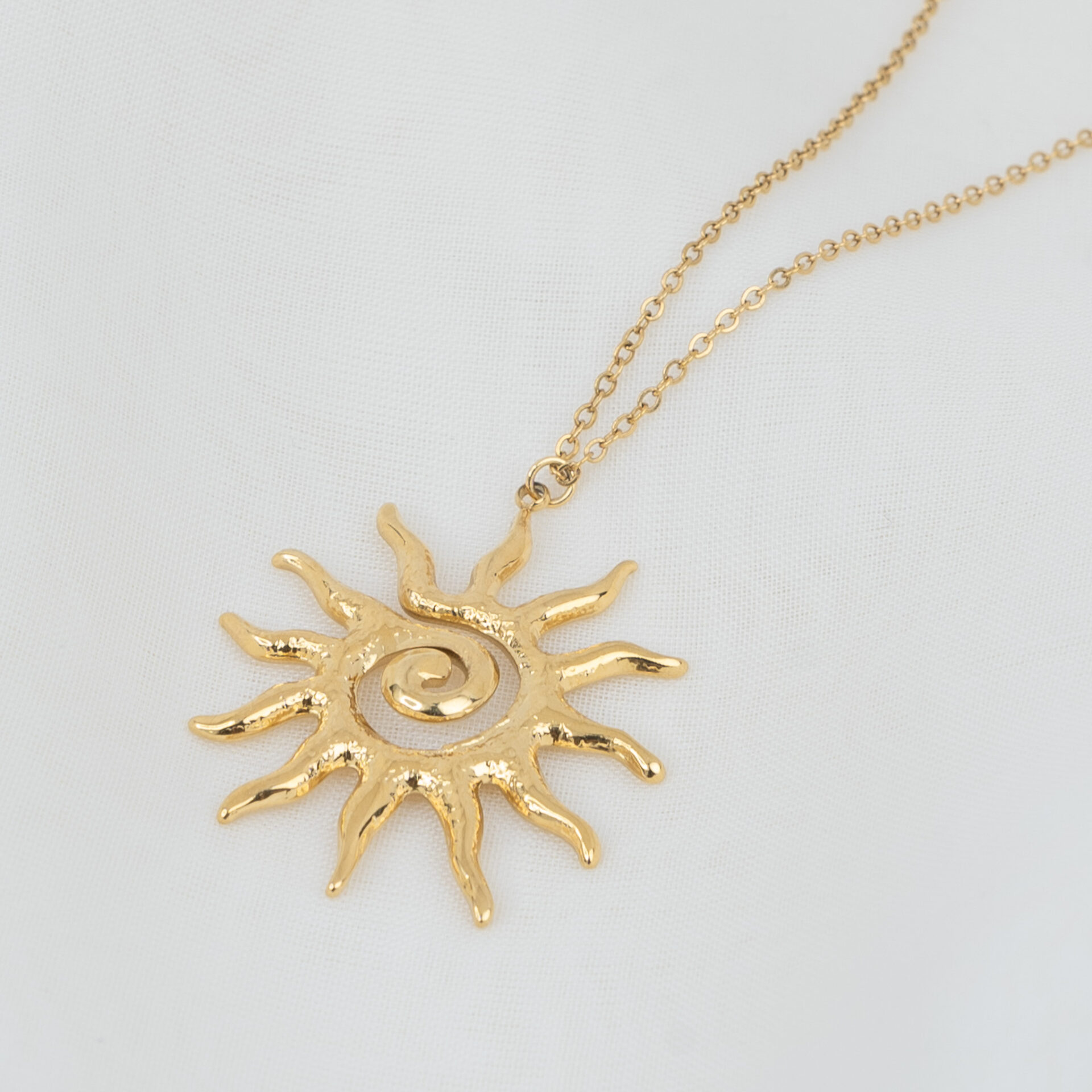 Soleil Gold Κολιέ με Ήλιο - Image 2