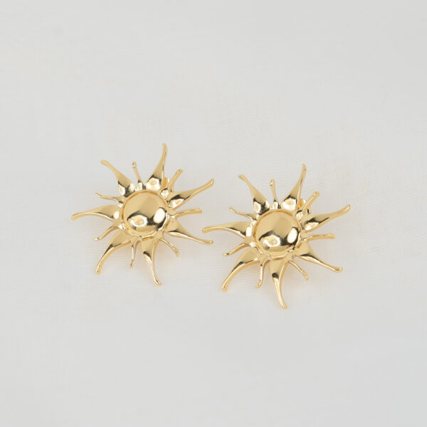 Sunray Gold Σκουλαρίκια Ήλιος