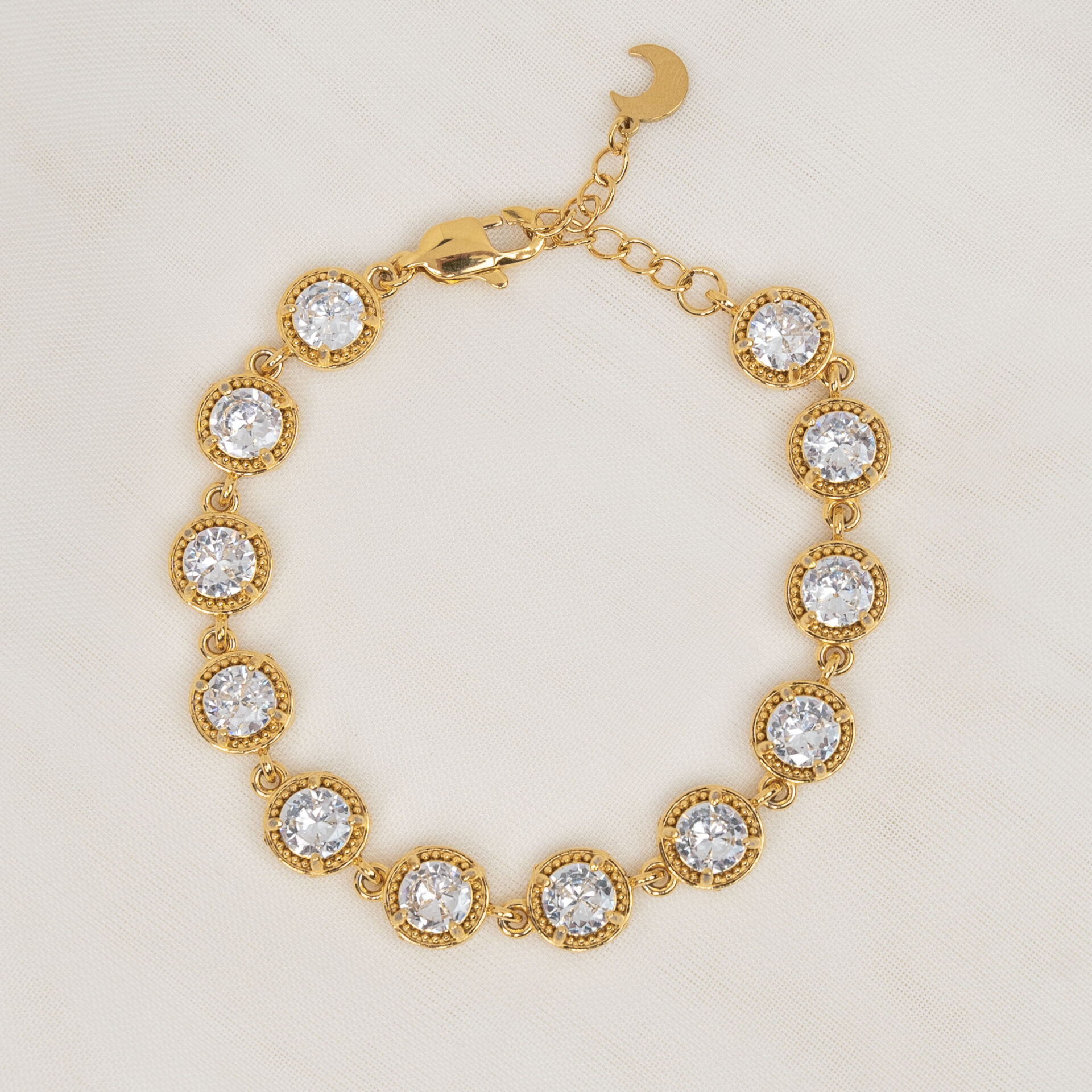 Royal Gold Βραχιόλι Αλυσίδα με Ζιργκόν