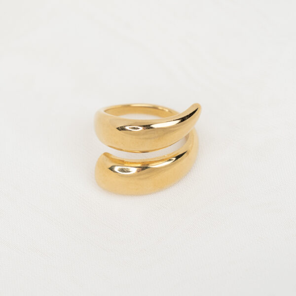 Crescent Gold Δαχτυλίδι