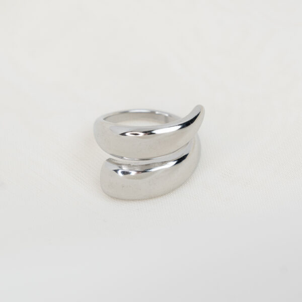 Crescent Silver Δαχτυλίδι