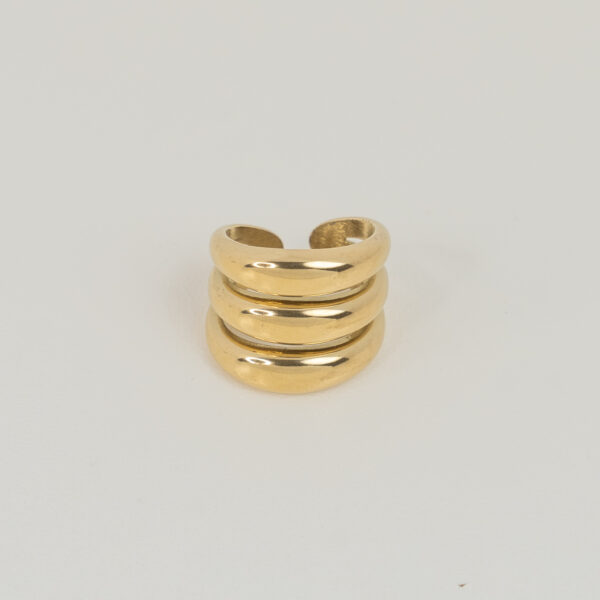 Trinity Gold Δαχτυλίδι Τριπλό