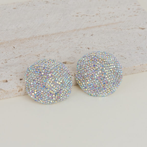 Prism White Gold Σκουλαρίκια