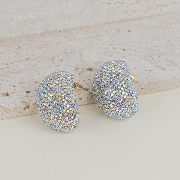 Stellar White Gold Σκουλαρίκια