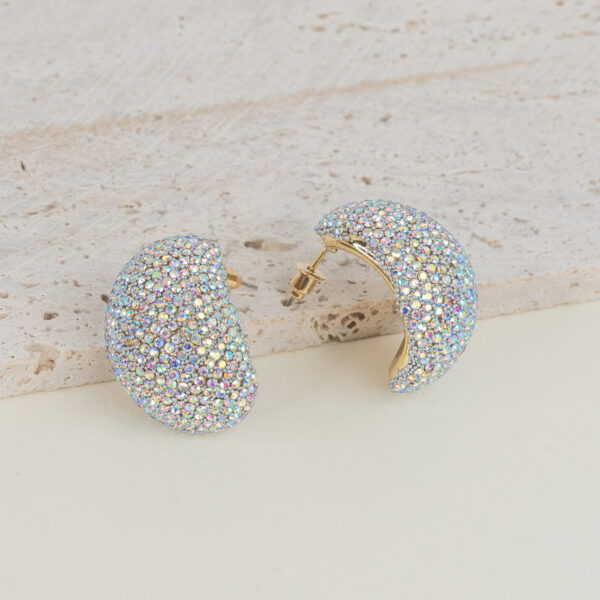 Stellar White Gold Σκουλαρίκια