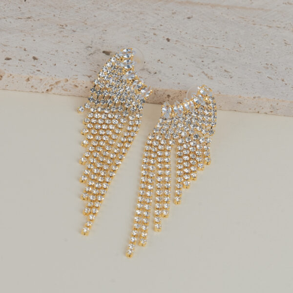 Angelic White Gold Σκουλαρίκια