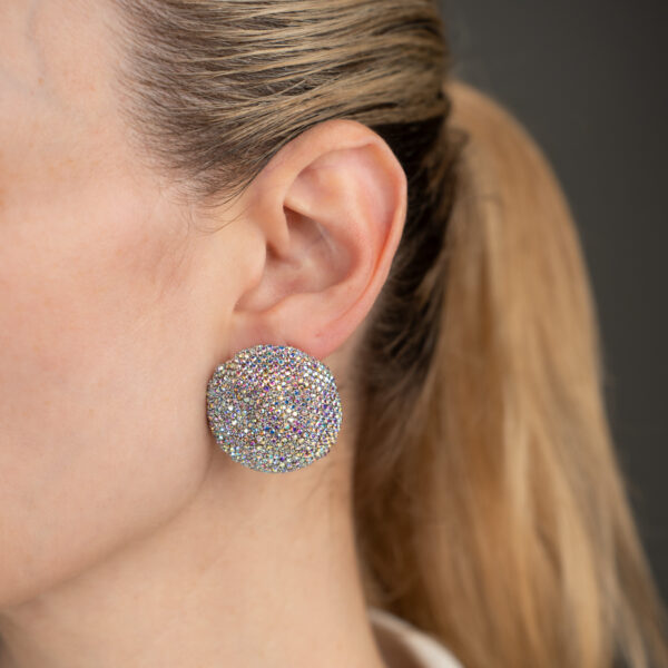 Prism White Gold Σκουλαρίκια