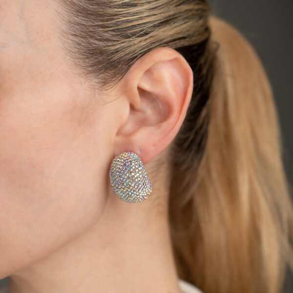 Stellar White Gold Σκουλαρίκια