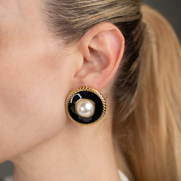 Rivoire Gold Σκουλαρίκια με Πέρλα