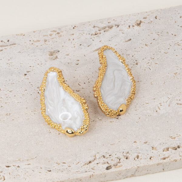Reef White Gold Σκουλαρίκια